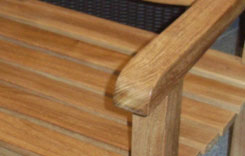 Teakholz Indoor Detail